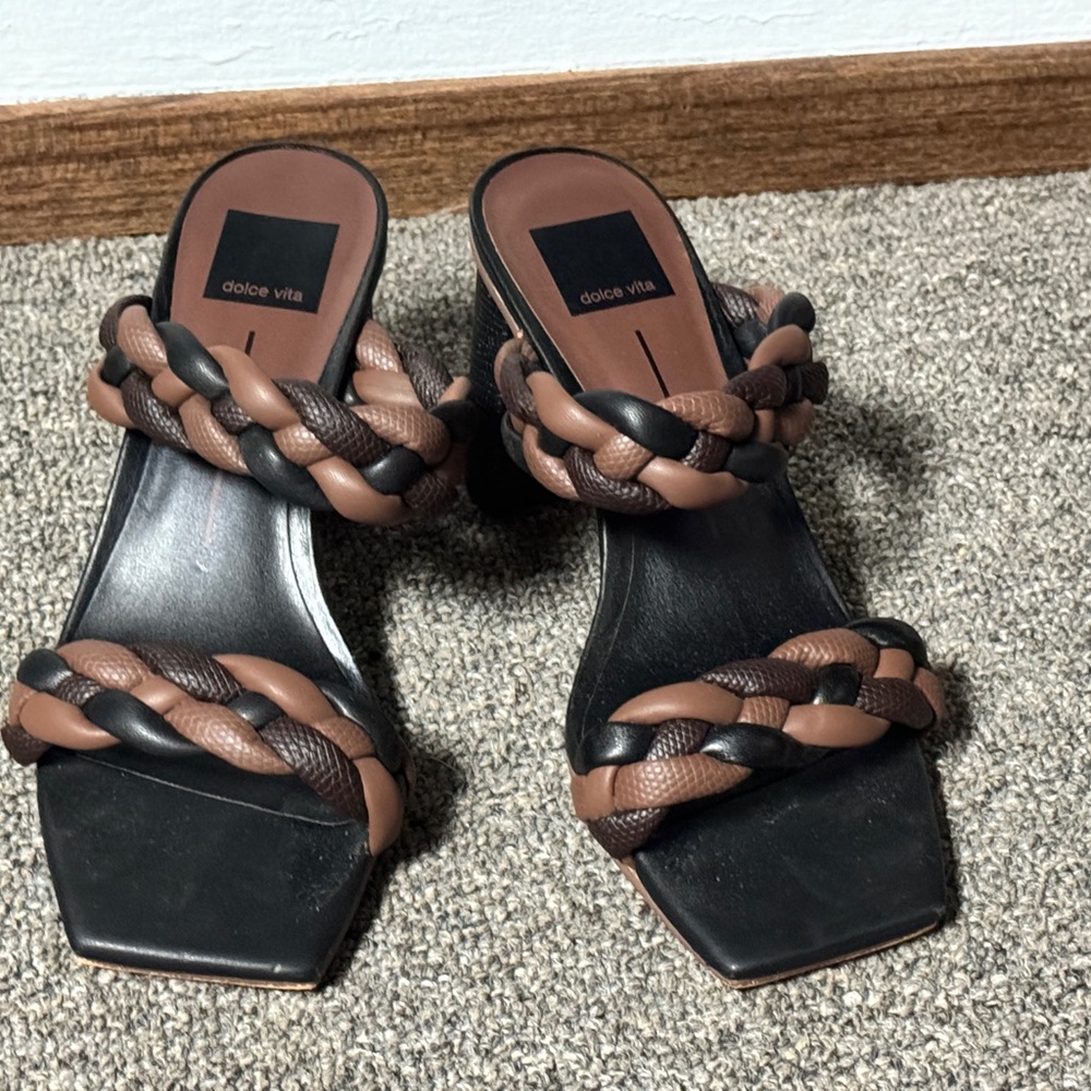 Dolce Vita Paily braided heel sandal